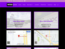 Tablet Screenshot of nexxmotels.com